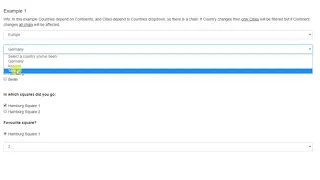 ChoiceFilter js Filter dropdown select checkbox and radio options