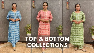 ✨ Stylish cotton top and bottom sets, crafted for effortless everyday elegance and comfort💞💕