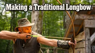Building a Traditional Longbow in My Off-Grid Cabin
