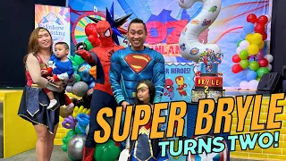 super bryle turns 2 super hero birthday party at oz fun land sydney australia