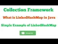 LinkedHashMap with example
