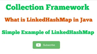 LinkedHashMap with example