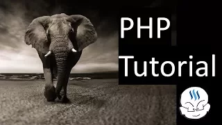 PHP lesson 2 - Our first PHP file introductory HTML tutorial