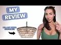 Unboxing Review Wellmet Crystal Chandelier Farmhouse 5 Tier