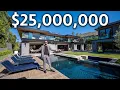Inside a 25 000 000 Los Angeles Modern Home with Detached Guest Home Tennis Court
