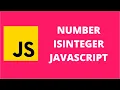 Number isInteger JavaScript