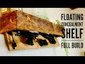 DIY Floating Concealment Shelf Mantle