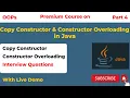 Java Copy Constructor Constructor Overloading with Explanation In Hindi OOPs KumarCoding