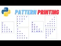 Patterns Pyramids printing in Python