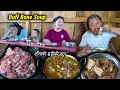 Download Lagu Buff Bone \u0026 Meat boiled soup Dish Recipe | Village Style Cooking \u0026 Eating | Nepali village life vlog