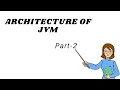 Architecture of JVM Part 2 Pallak Puri