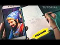 Chhatrapati Shivaji Maharaj Drawing Freehand Real-time Tutorial