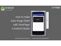 How to make Auto Image Slider with ViewPager in Android Studio Sanktips