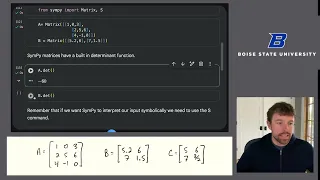 Determinants in Python