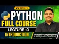 Learn Python from Zero Lecture 1 Introduction to Python Full Course