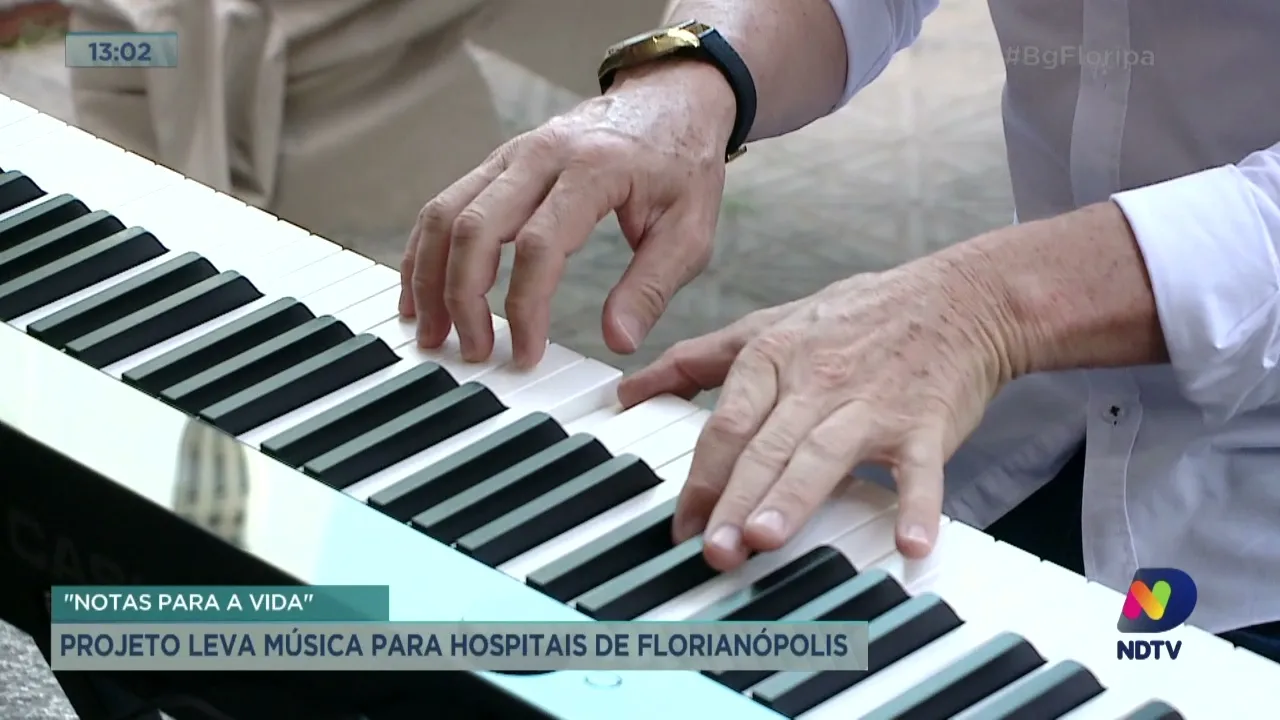 “Notas para a Vida”: projeto leva música para hospitais de Florianópolis