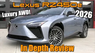 2026 Lexus RZ450e Luxury AWD: Start Up, Test Drive & In Depth Review