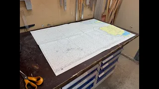 Cutting Charts down to fit Stowage Compartment.
