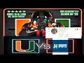 Miami Hurricanes football fans CANCEL 247 SPORTS whose next