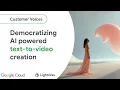 Download Lagu Democratizing AI powered text-to-video creation powered by Google Cloud