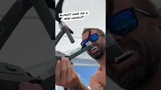 Drone coming in HOT! #drone #sailboat #travelcouple #moorea #closecall #paradiseonearth