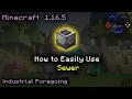 Sewer Block Tutorial Industrial Foregoing Minecraft 1 16 5