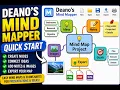 Mind Mapping Made Easy Deanos Mind Mapper Quick Start Tutorial
