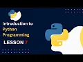 Python features in Details l Lesson 7