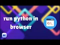 run python in browser browser extension