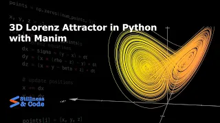 3D Lorenz Attractor in Python and Manim