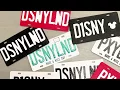Disney License Plate Embellishments - Disney Days of Summer