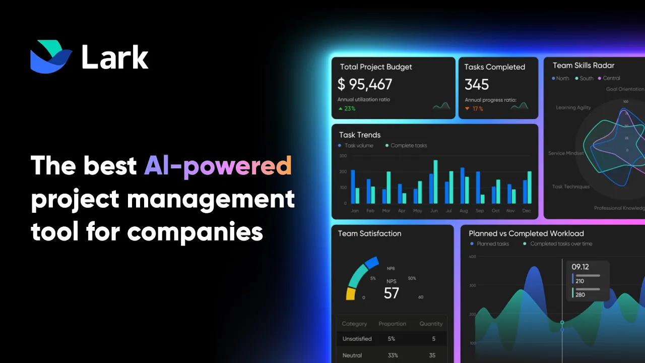 Lark project management ad