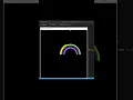 Making rainbow design using python coding status