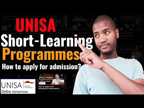 Download MP3 UNISA Online Admissions 2022 | How to apply for Short Learning Programmes/ Short Courses