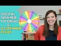 Wheel of Names Tutorial How to Create Digital Spinners and 10 Spinner Ideas for The Classroom