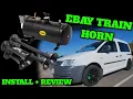 Ebay Train Horn Air Compressor install Review 120 is it worth it It s FUN
