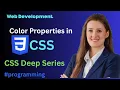 Color Property in CSS CSS Color Tutorial for Beginners With Examples