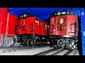 MTH Subway NYCT IRT Redbird R26 6 Local Train Ride with Redbird R21 5 Express Train Action