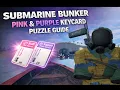 Submarine Bunker Pink Purple Keycards Puzzle Guide Fallen Survival