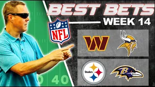 MUST SEE NFL Week 14 Best Bets Steelers vs Ravens Commanders vs Vikings