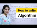 Lec 5 How to write an Algorithm DAA