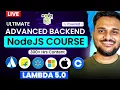 LAUNCHING LIVE Backend Development in NodeJS AI Powered Cohort 2026 Lambda 5 0