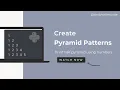 Print a Pyramid Pattern by Python - explaining the code in detail