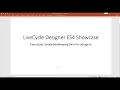 Adobe Livecycle Designer Showcase PDF form