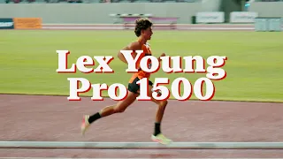 Lex Young runs a pro 1500m