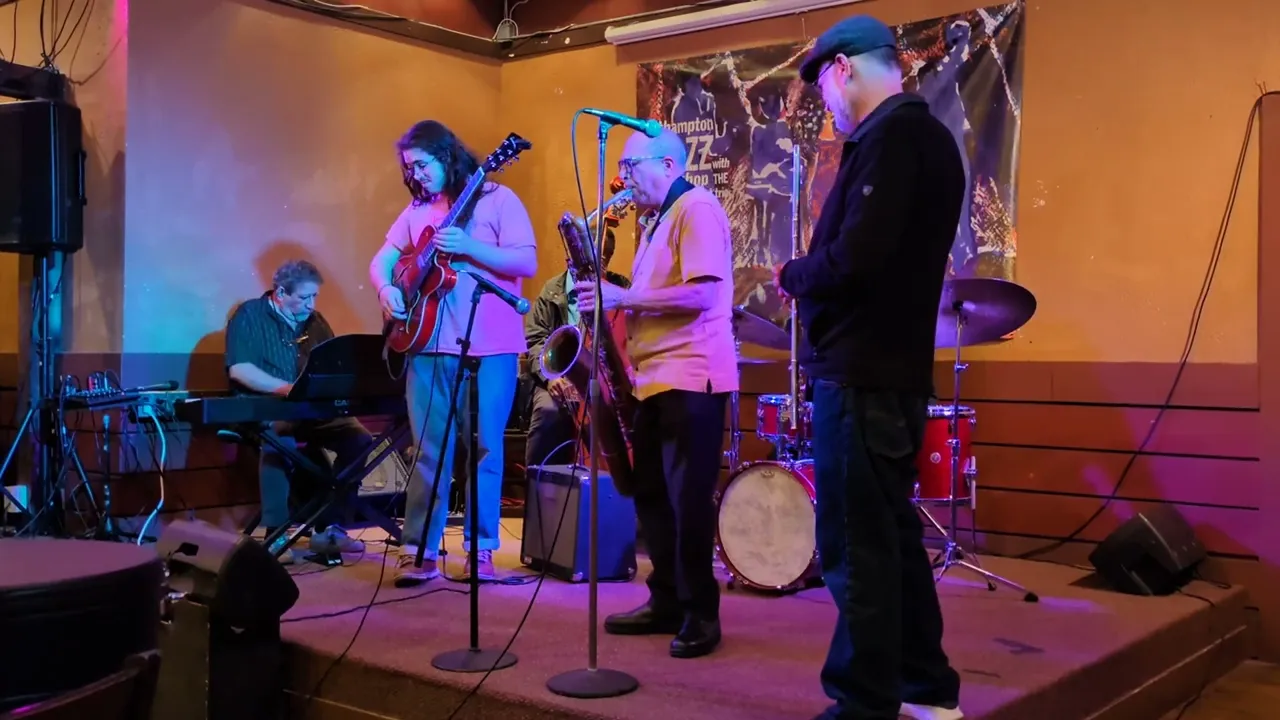 Jamming with Gary Smulyan and the Northampton Jazz Workshop