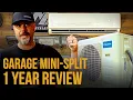 My Ice Cold Garage 1 Year Review DIY Mr Cool Mini-Split AC