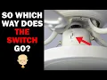 Should The Ceiling Fan Switch be UP or DOWN