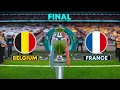 Belgium vs France | UEFA EURO 2020 | Final | PES 2021