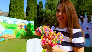 Toy Dolls at the Pool: Colorful Balls & Water Fun